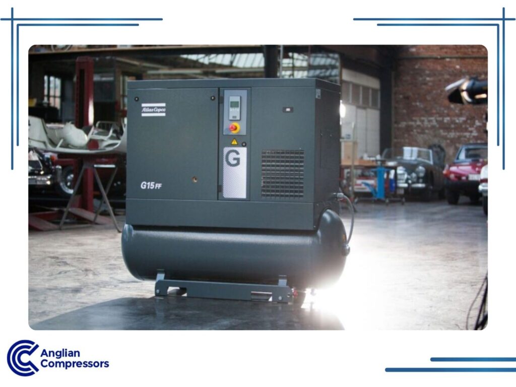 What air treatment equipment is recommended for industrial compressors?