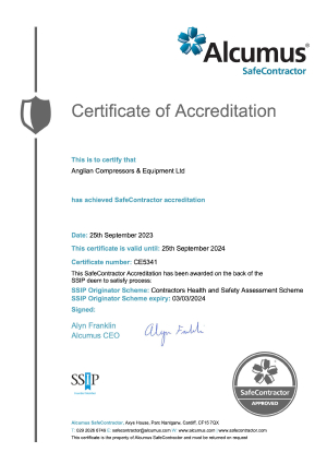 SC Certificate - Exp 25 Sept-24