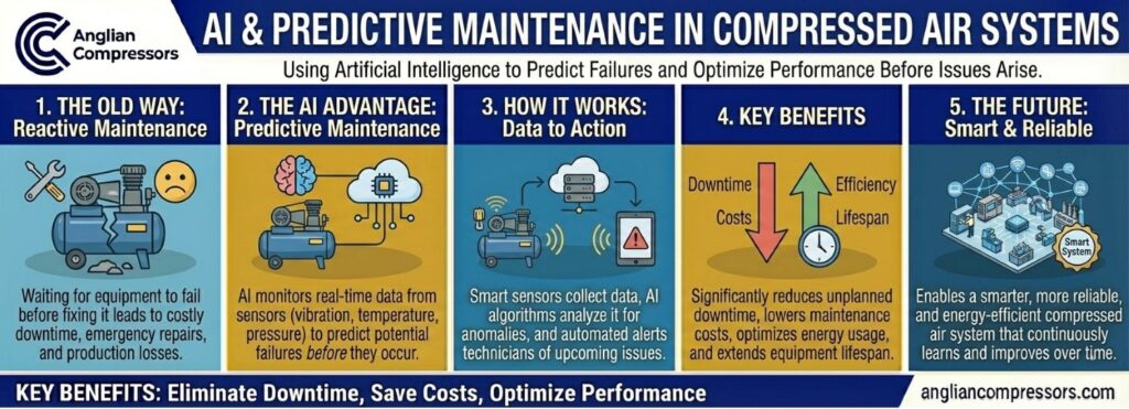 AI and Predictive Maintenance in Compressed Air Systems 