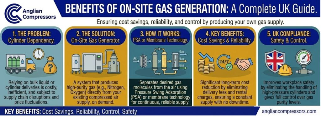 Benefits of On-site Gas Generation
