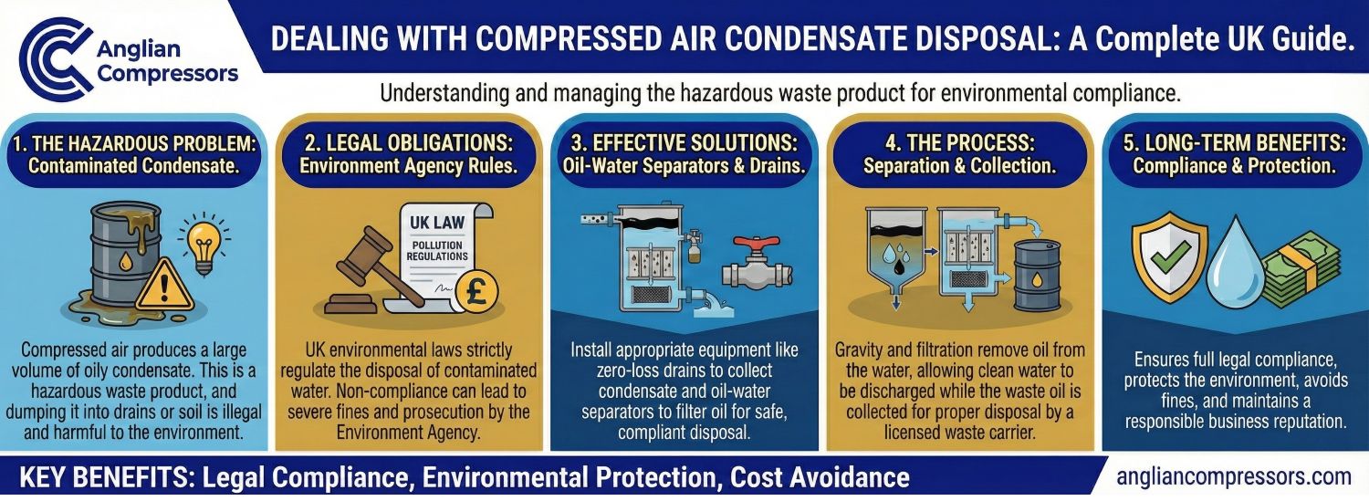 Compressed Air Condensate and Its Disposal