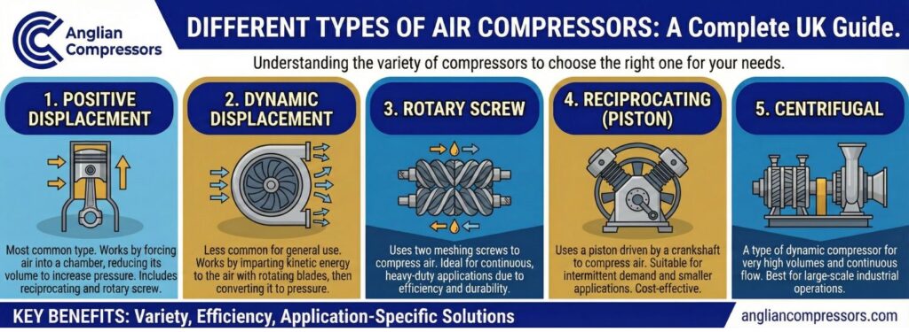 Different Types of Air Compressors and Their Uses