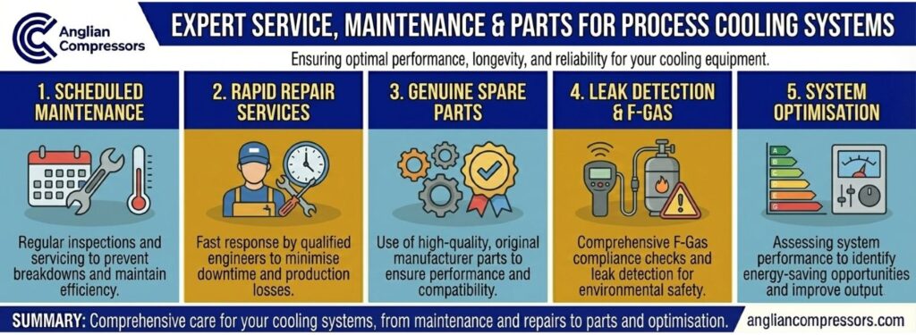 Expert Service, Maintenance & Parts for Process Cooling Systems