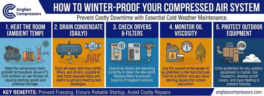 How to Winter-Proof Your Compressed Air System