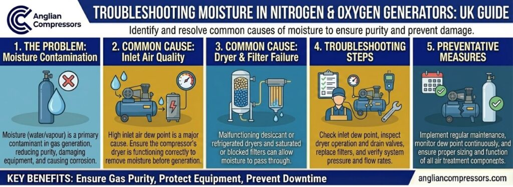 Troubleshooting Moisture Issues in Nitrogen and Oxygen Generators