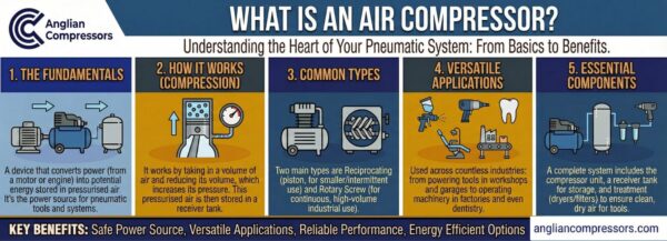 What Is an Air Compressor and How Do They Work? | Anglian Compressors