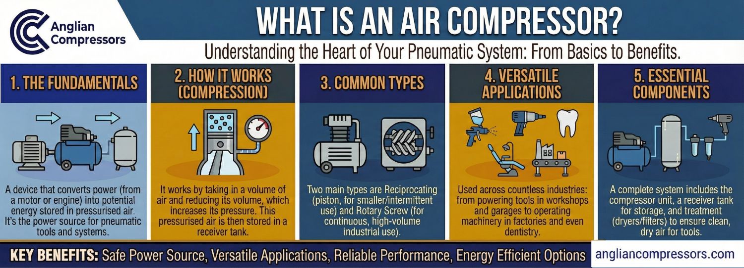 What Is an Air Compressor and How Do They Work? | Anglian Compressors
