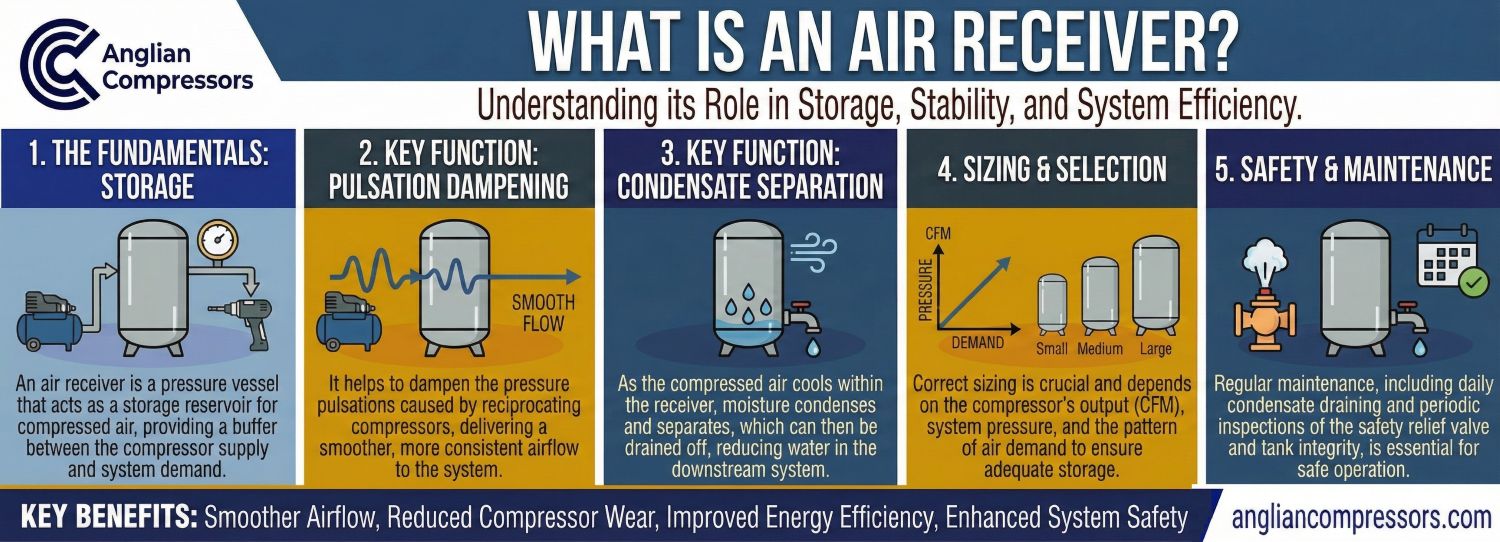 What Is an Air Receiver? | Anglian Compressors