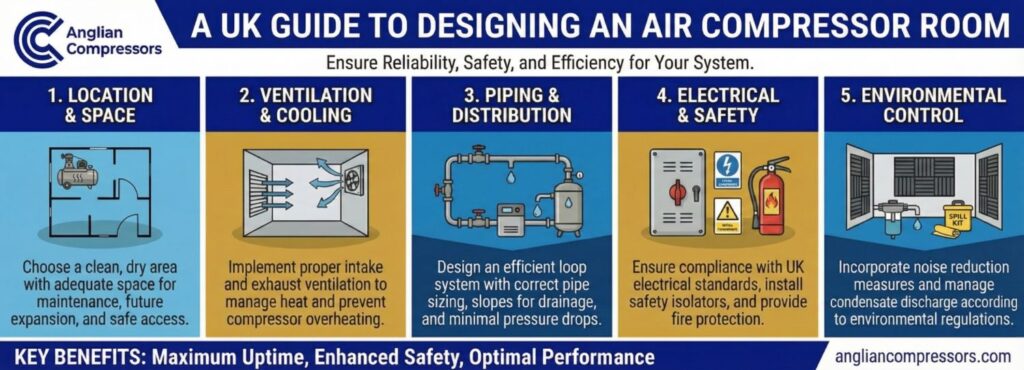 What to Consider When Designing an Air Compressor Room