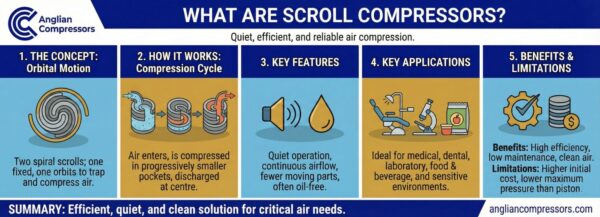 What are Scroll Compressors? | Anglian Compressors
