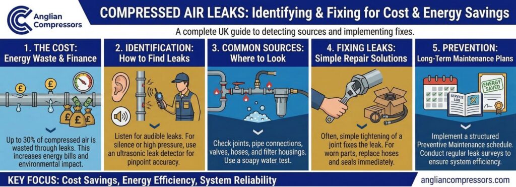 Air Compressor Leaks Common Causes and How to Find Them
