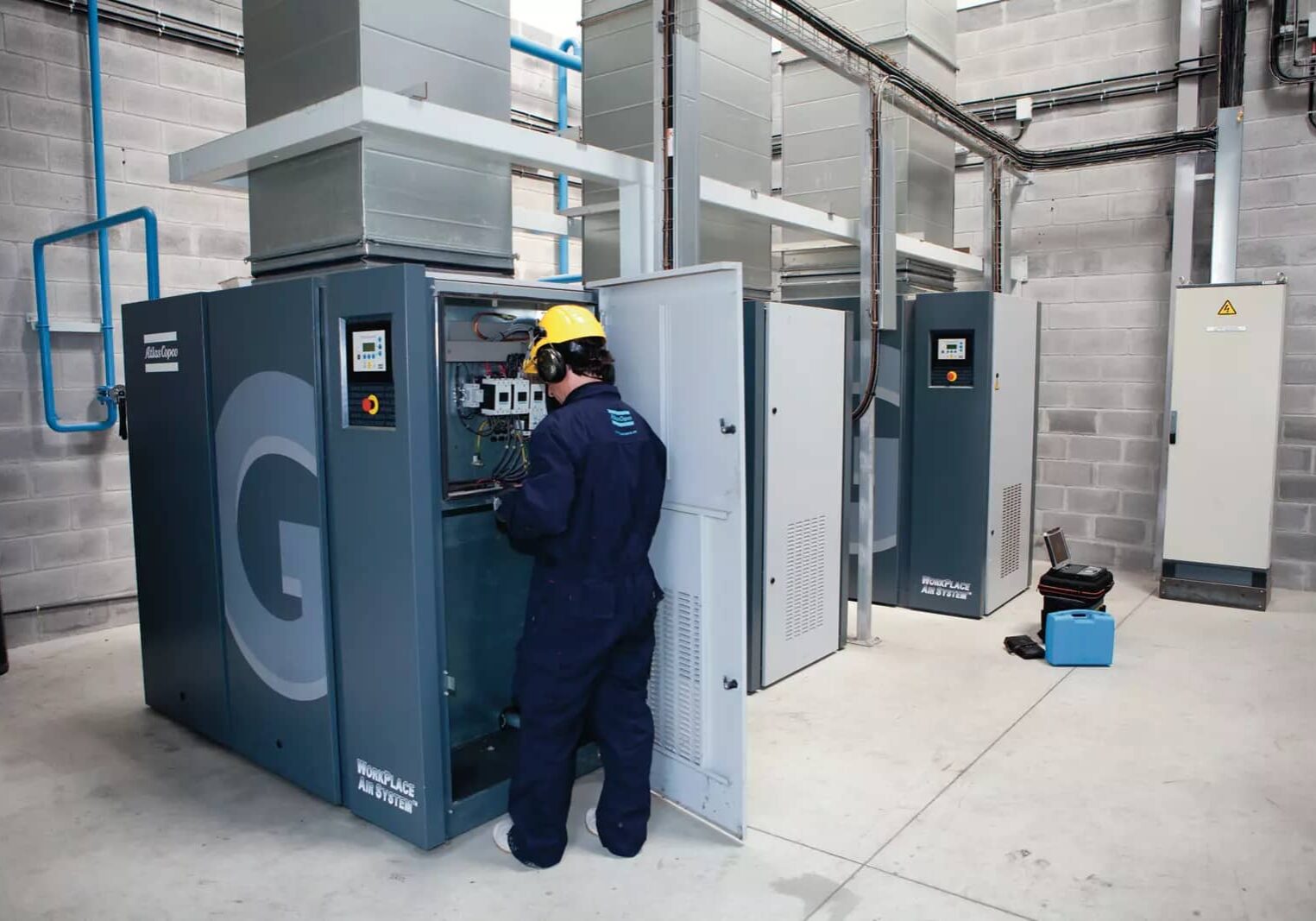 Air Compressor Pipework Installation