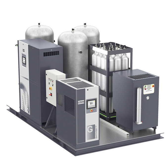 on site nitrogen gas