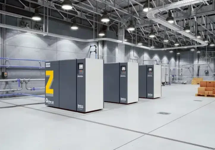 Atlas Copco ZR 55 VSD+ oil-free compressor installation